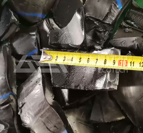 塑料HDPE管道破碎机现场试机视频