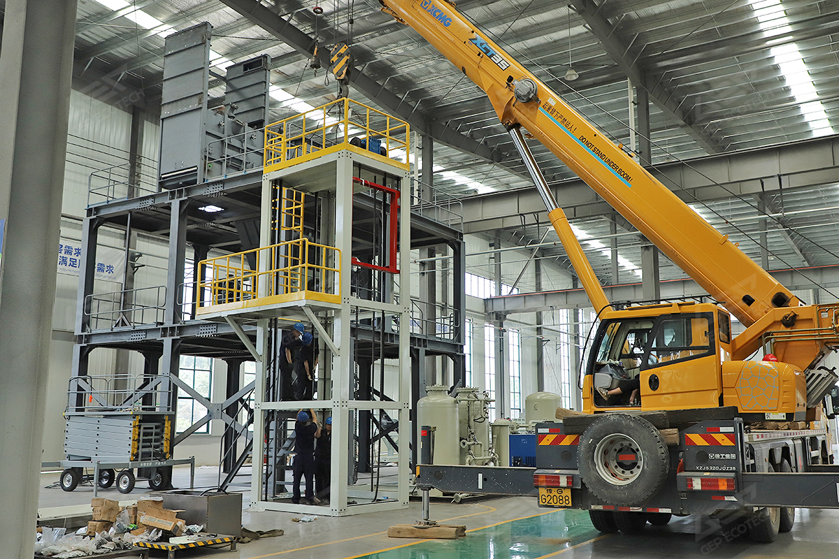 塔楼式危废资源化系统