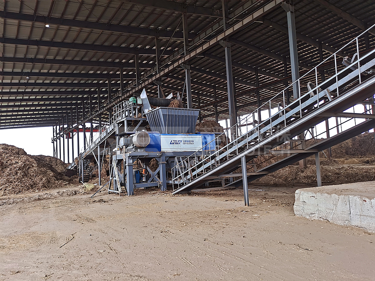 洁普东北生物质秸秆处理现场