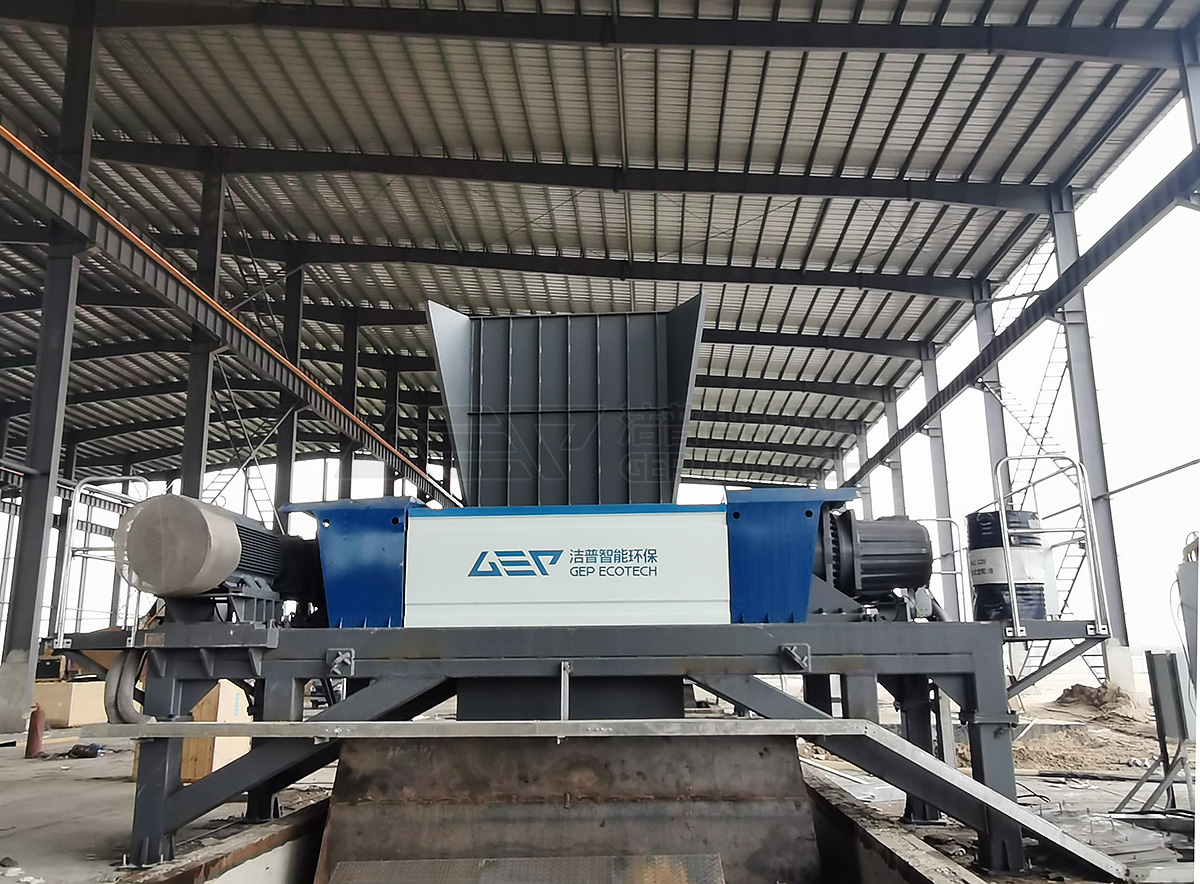 双轴生物质撕碎机