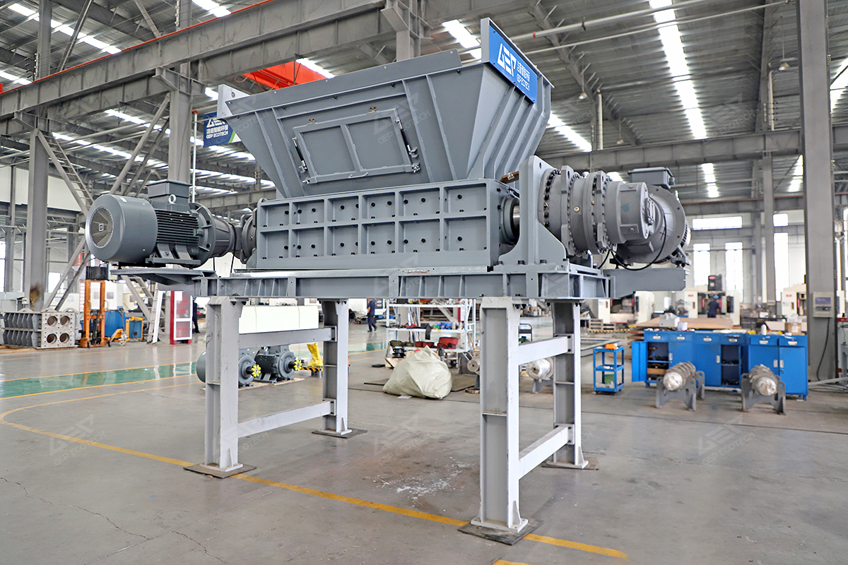 双轴玻璃撕碎机